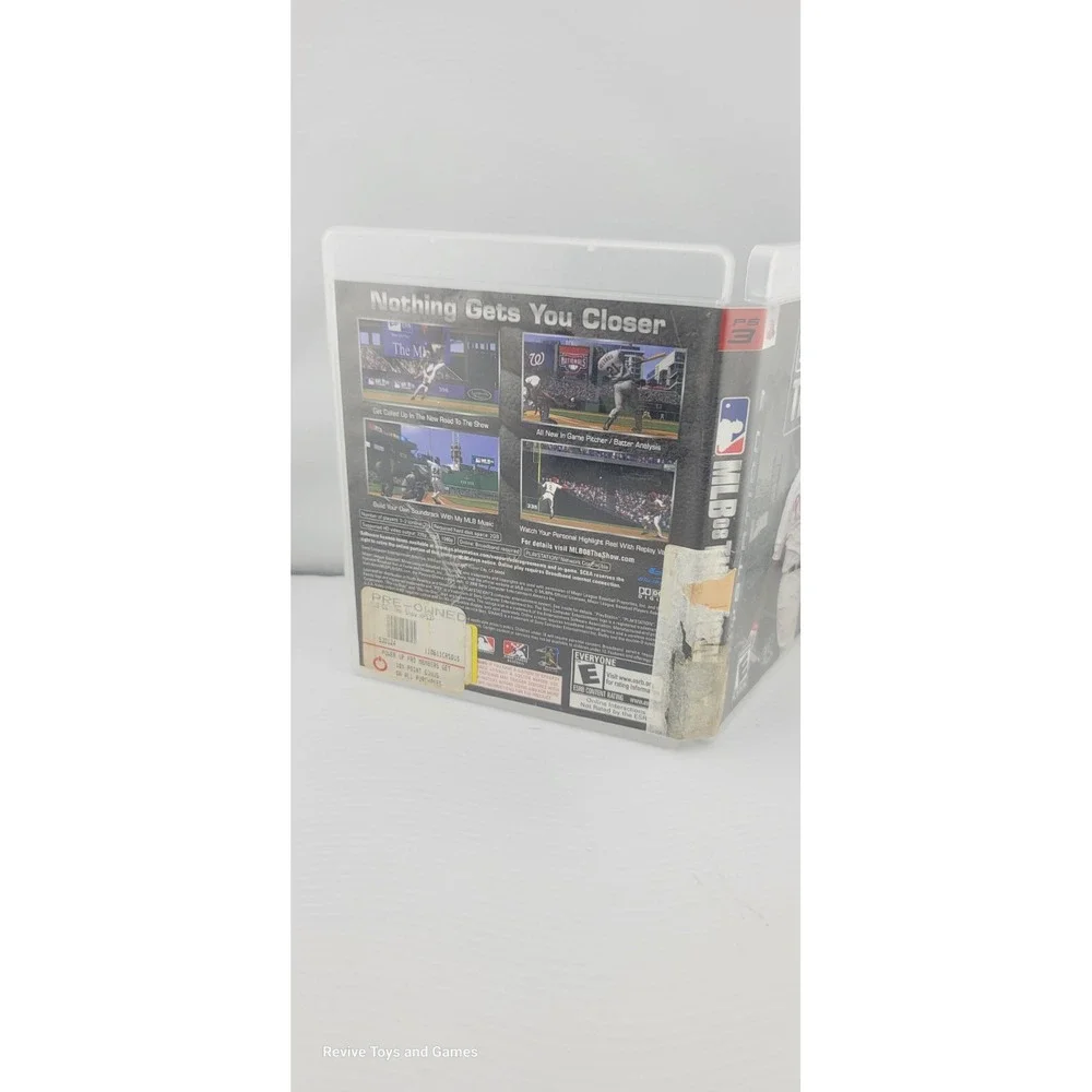 MLB 08: The Show (Sony PlayStation 3, PS3 2008) Game and Case Tested and Working